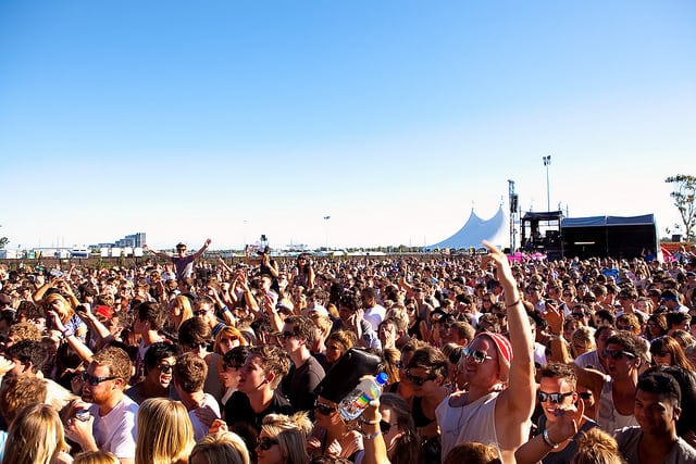 festival crowd