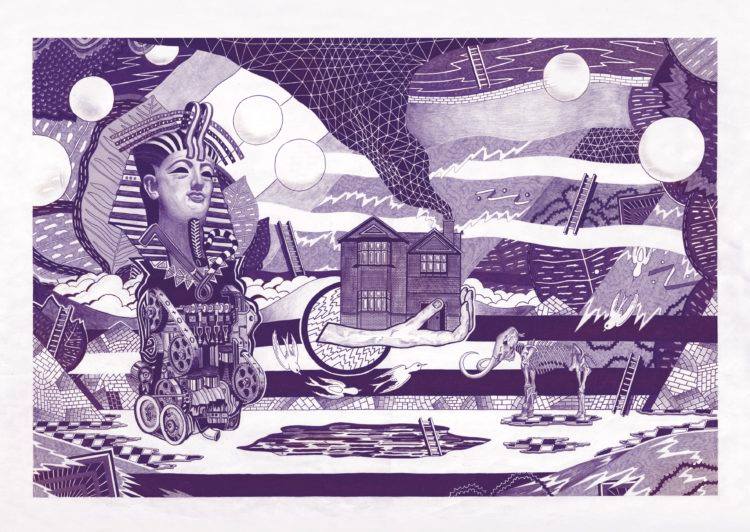 Print by Christ Stoke courtesy of PostBox: Second Delivery