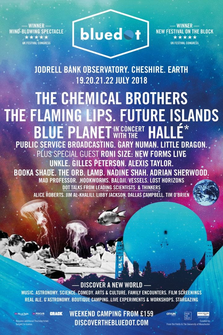 Bluedot First Announcement Poster