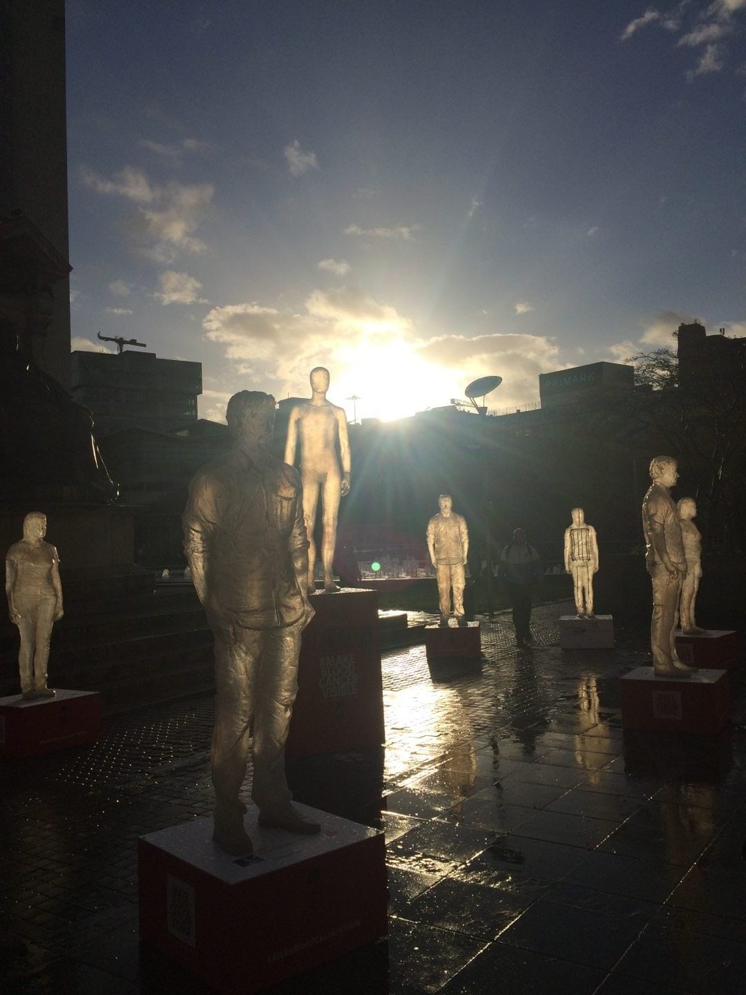 Make Blood Cancer Visible: Piccadilly Gardens