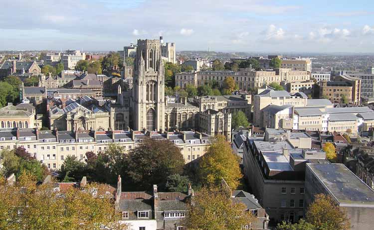 Bristol University Campus. Photo:AdrianPingstone@wikimediacommons