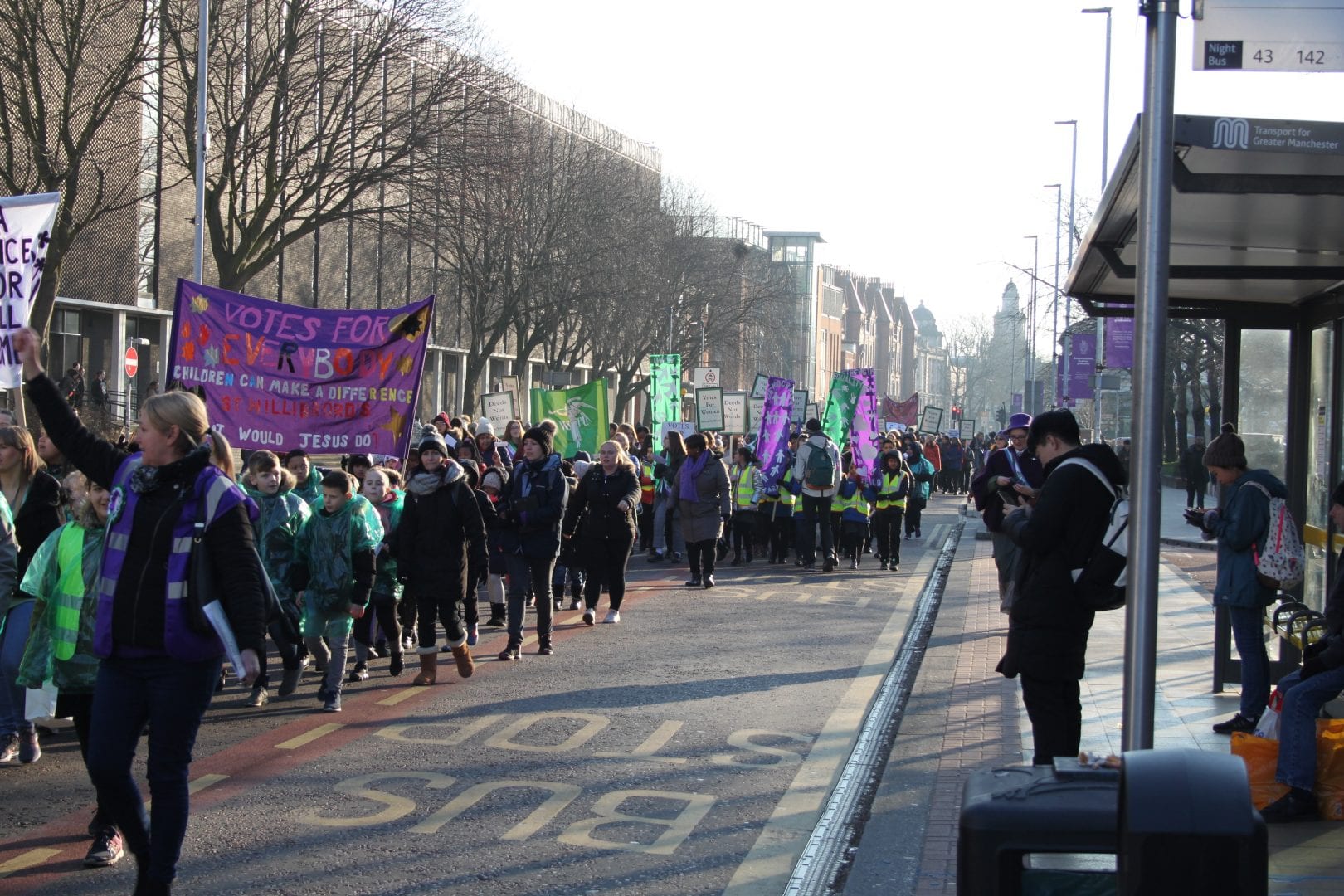 March. Photo: The Mancunion