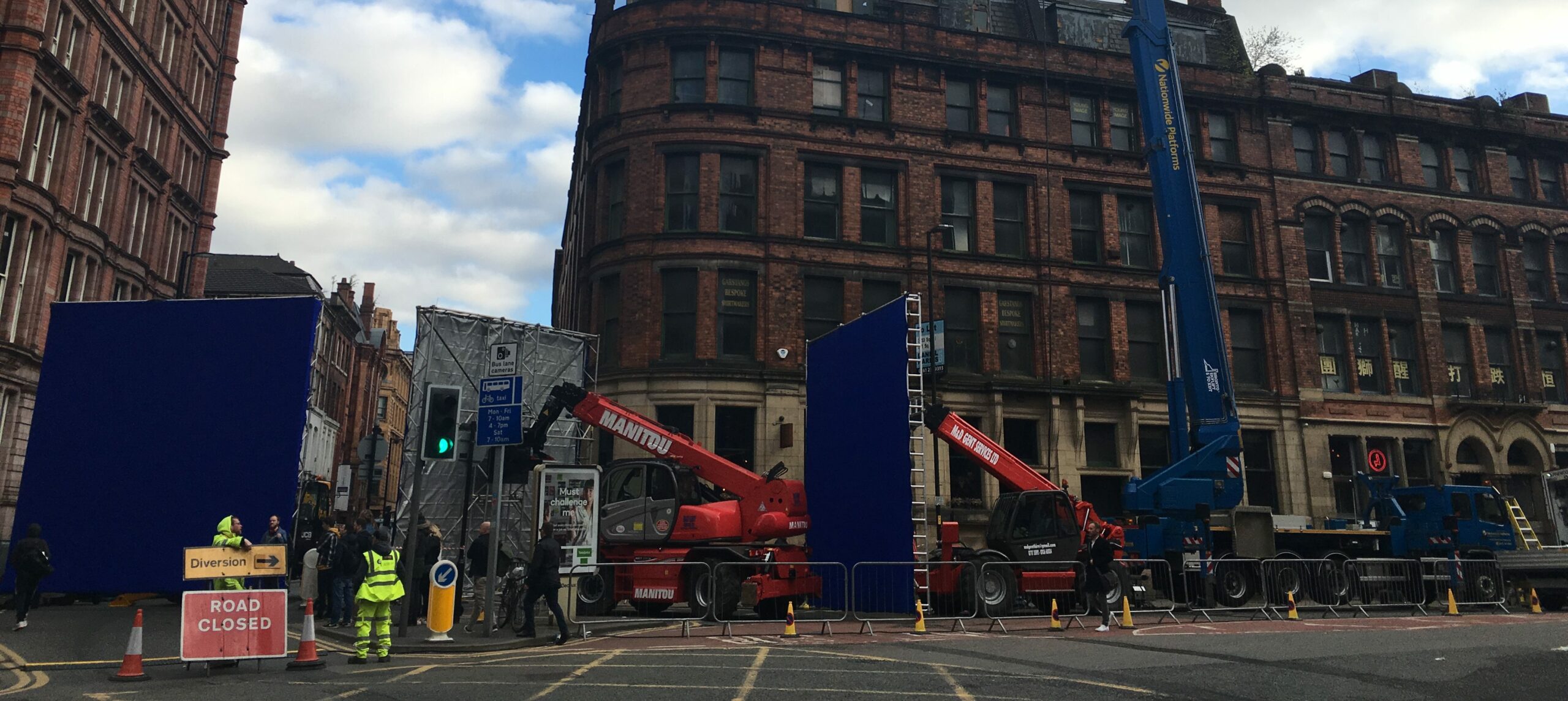 Northern Quarter sees Morbius shooting Photo: Rona McCann