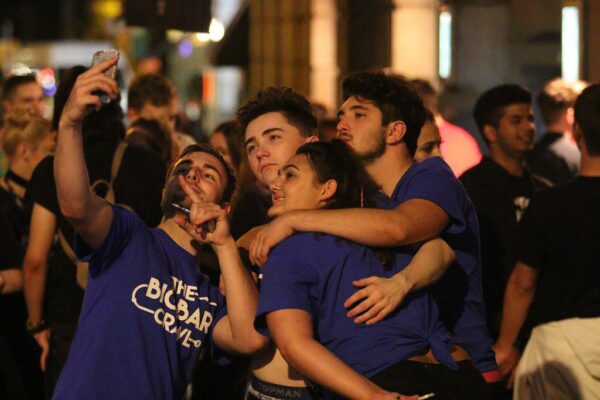 student bar crawl freshers week