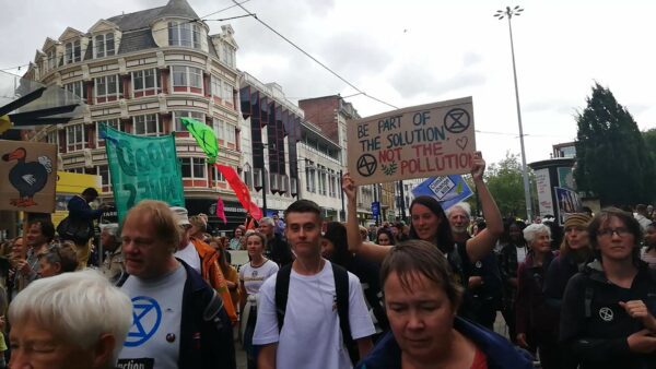 Extinction Rebellion Protestor