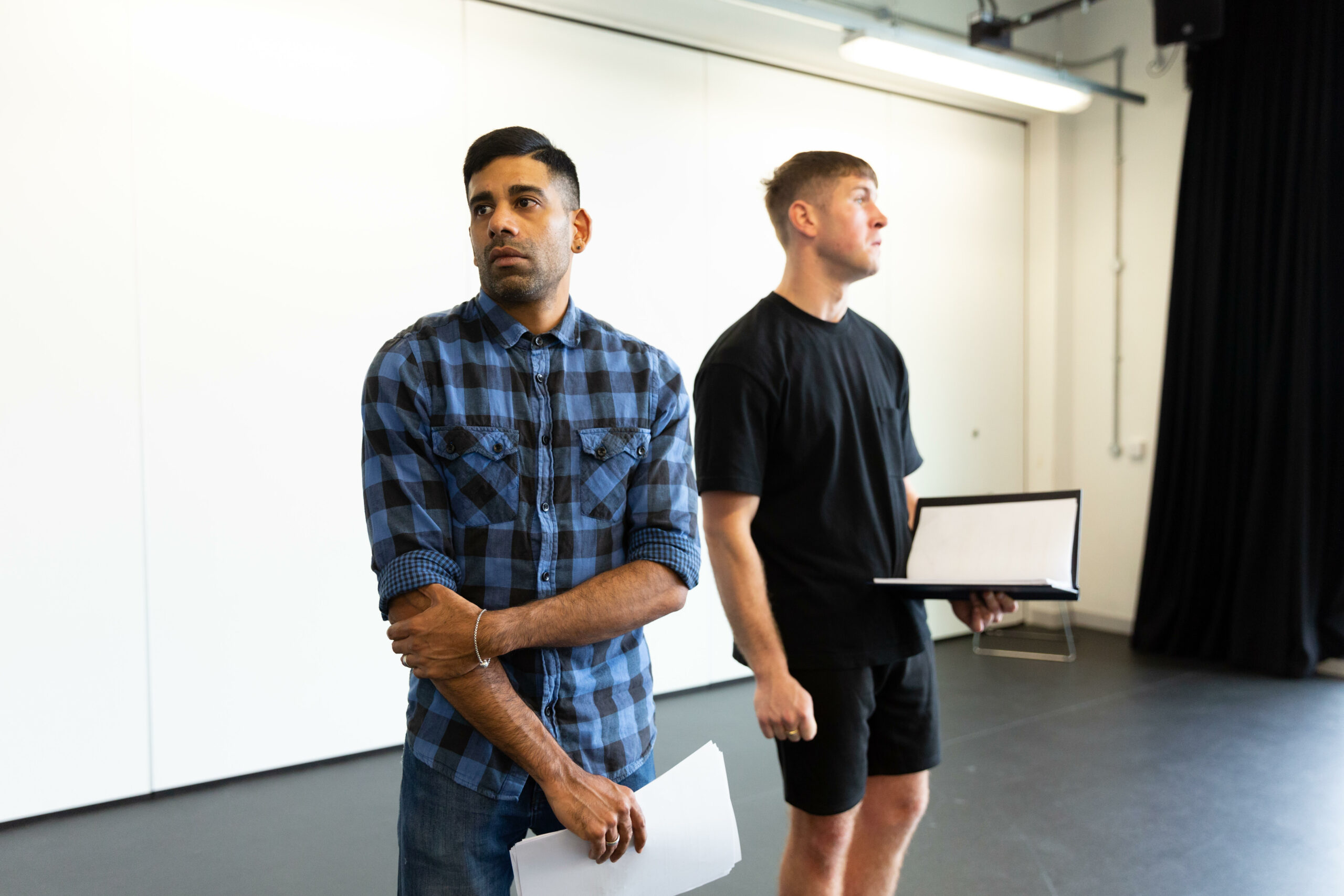 From L-R Darren Kuppan and Kyle Rowe - Rehearsals-Under Three Moons-Photo by DecoyMedia-94 -HI RES
