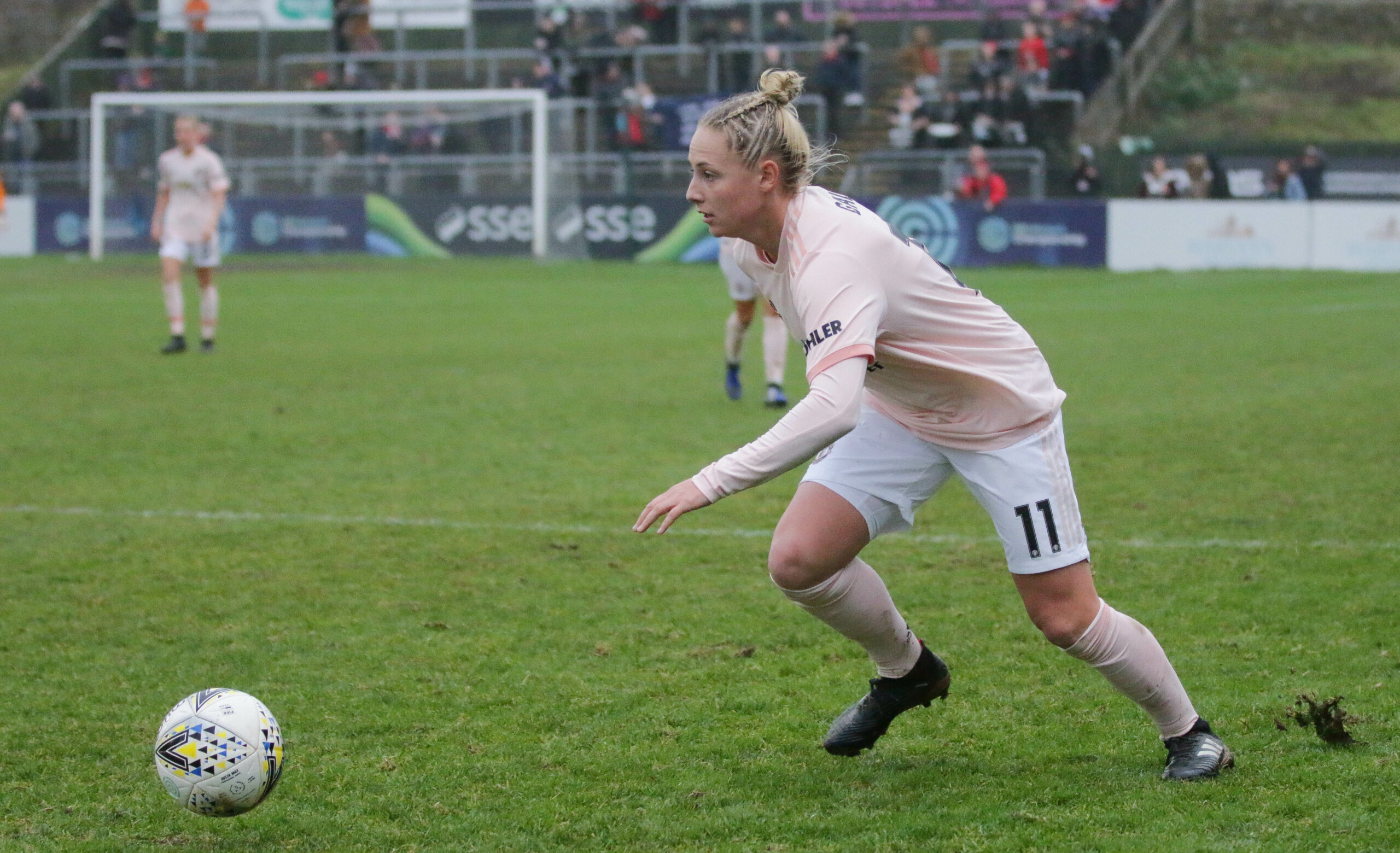 Leah Galton on the ball