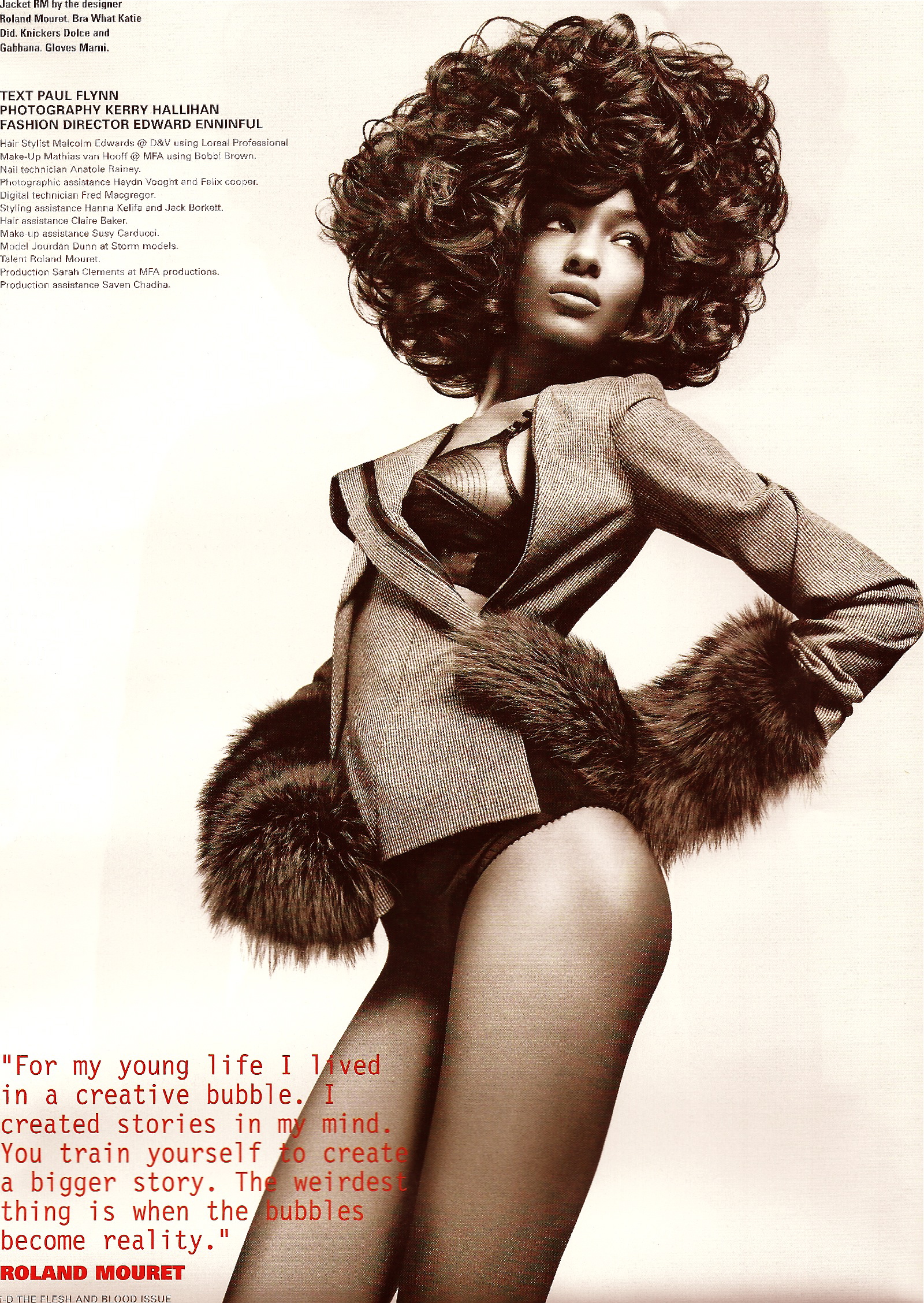 Popular British model Jourdan Dunn. Photo: Tammy Manet