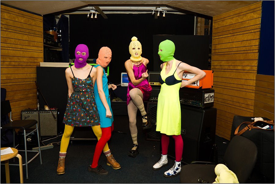 Pussy Riot photo: Pussy Riot by Denis Bochkarev @wikimediacommons