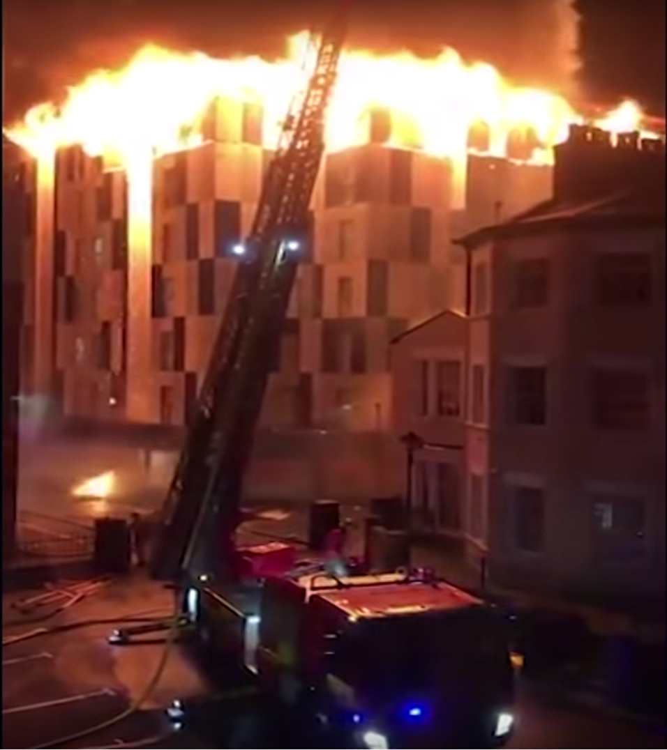 Bolton University Fire