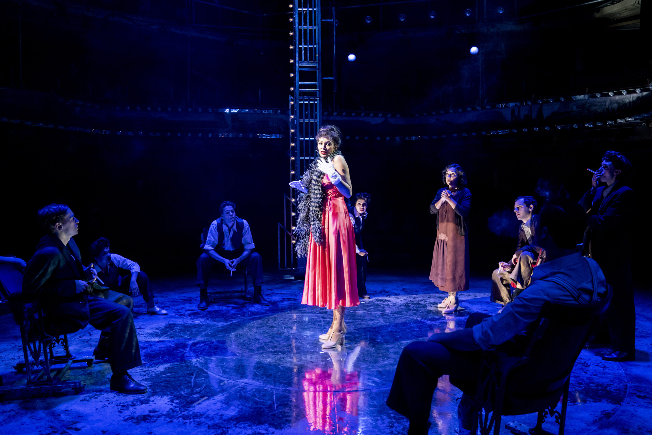 013 RET GYPSY -Melissa James (Louise), Ria Jones (Rose) and Ensemble - Image Johan Persson