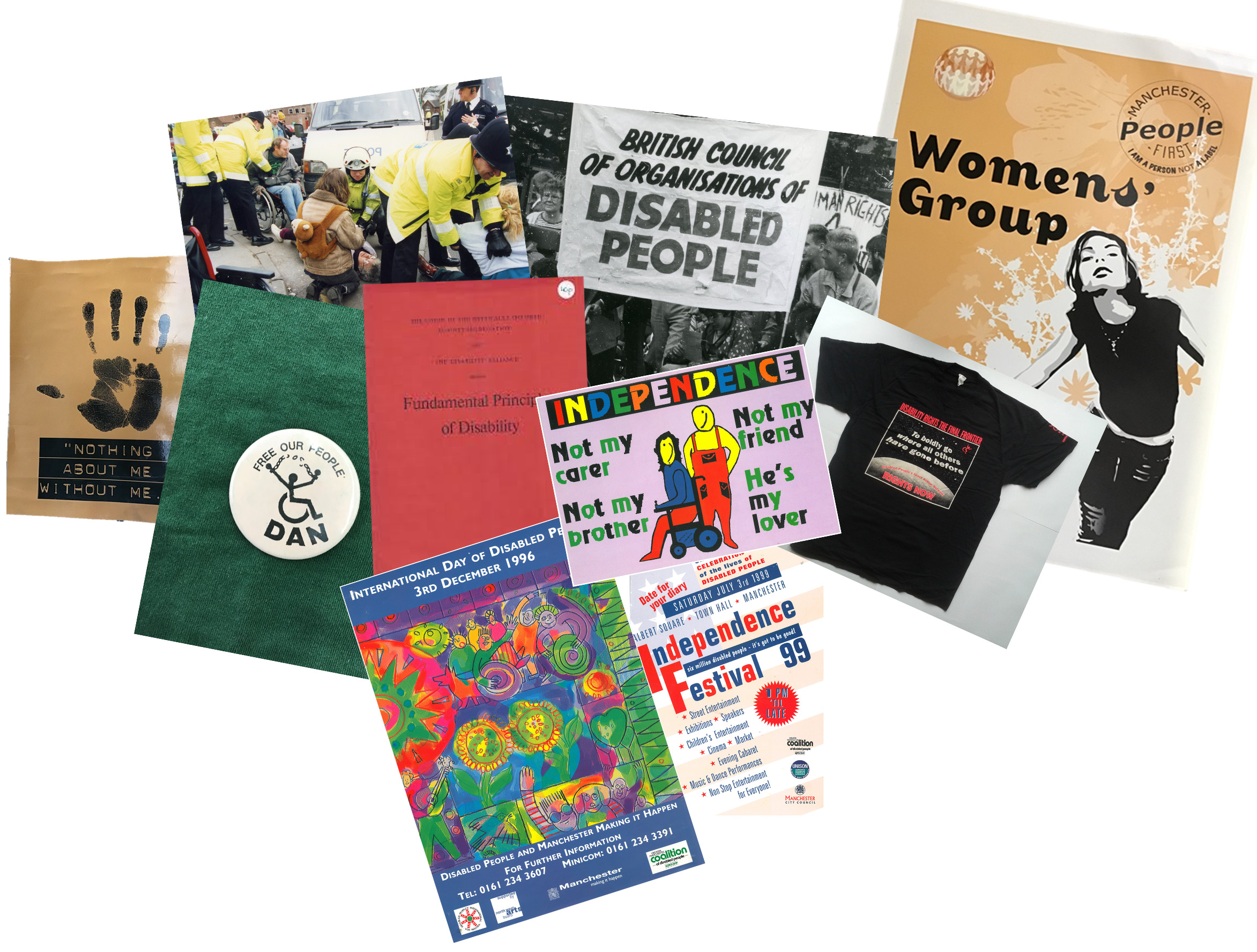 GMCDP archive photo courtesy of Greater Manchester Coalition of Disabled People