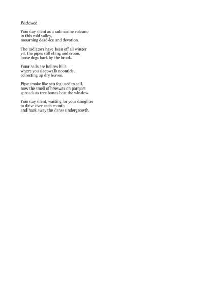 Widowed: Tom Branfoot