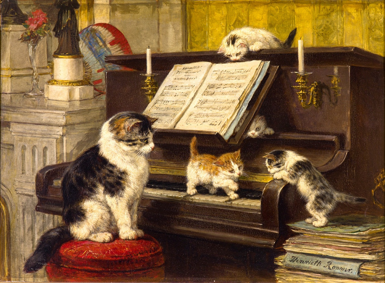 Photo: Pianolesson by Henriëtte Ronner-Knip @WikimediaCommons