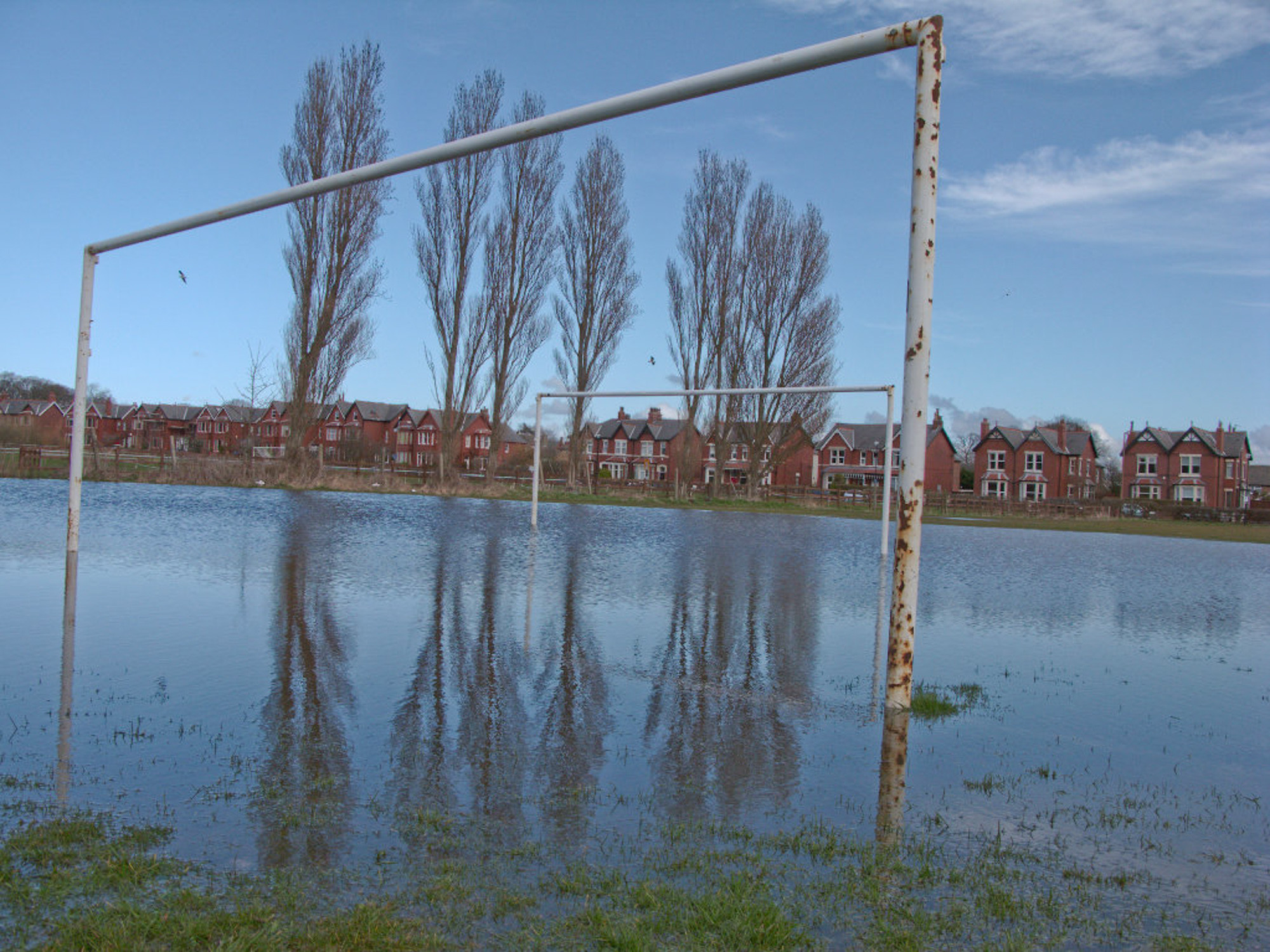 Waterlogged pitches