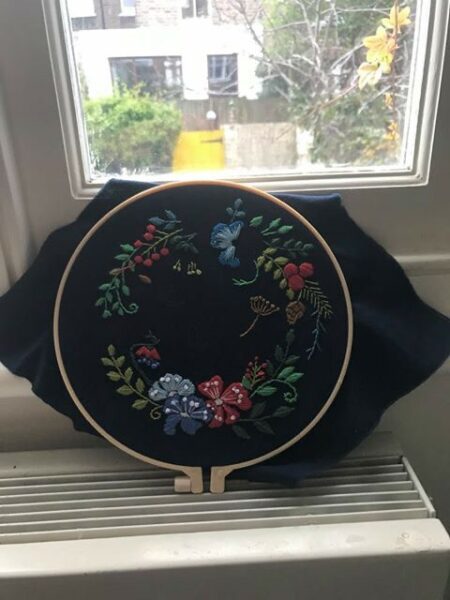 Ivy Rogers' lockdown embroidery creations