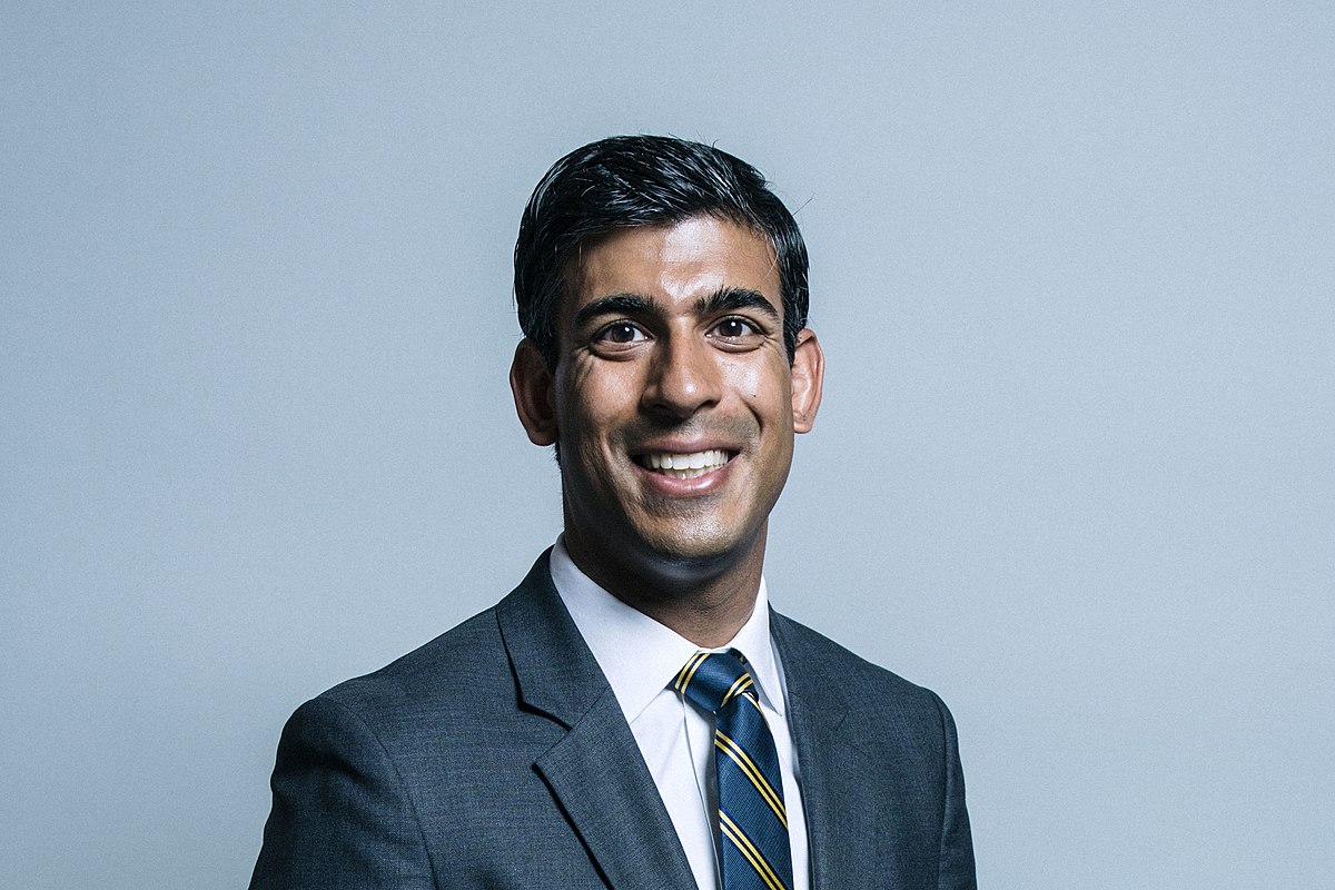Official portrait of Rishi Sunak