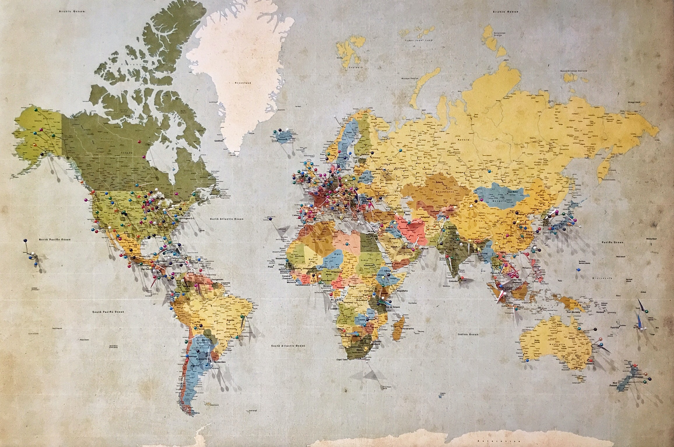 vintage map