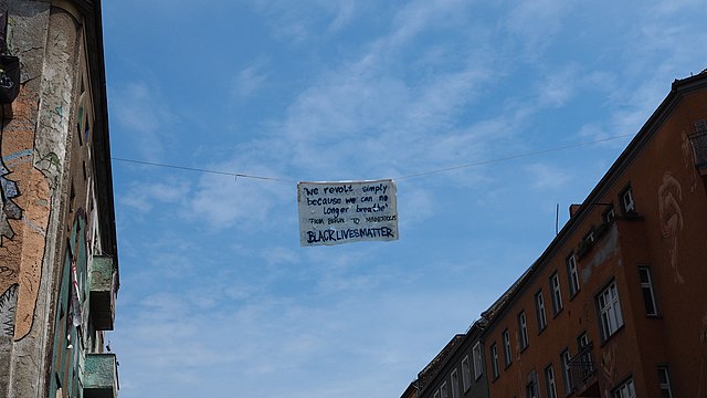 Black Lives Matter flag