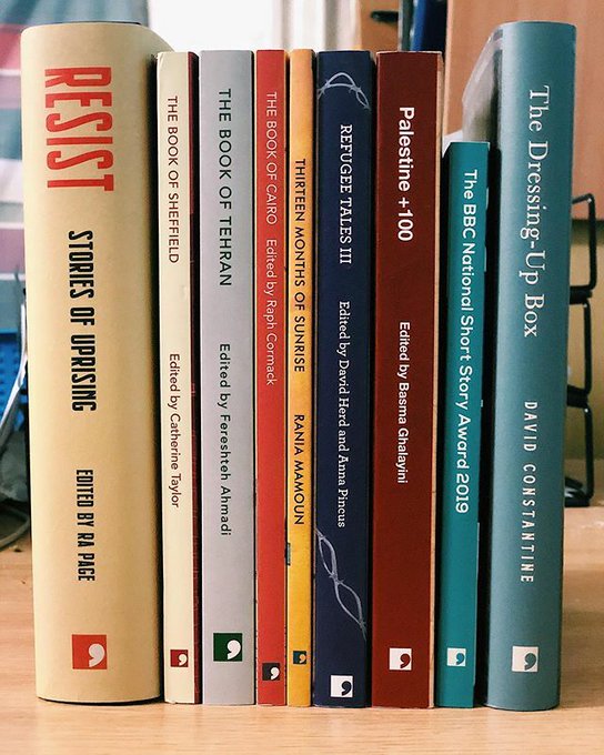 Photo of Comma Press titles