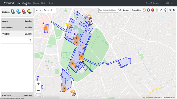 Safezone map
