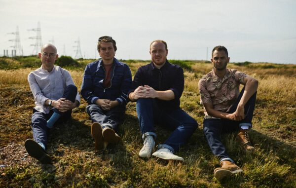 Medium centre ground shot of the band, Bombay Bicycle Club