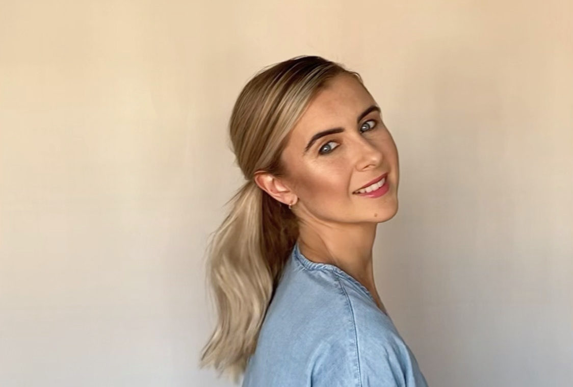 fashion influencer Emma Campbell in her studio