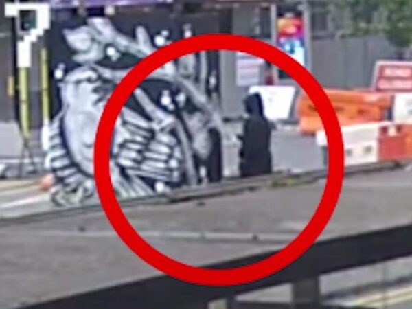 George Floyd mural graffiti suspect