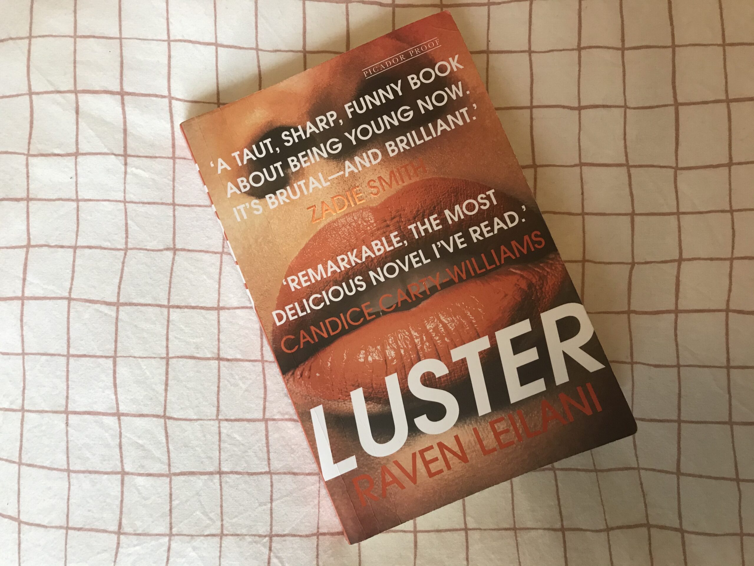 Photo of Luster on a duvet cover Photo: Maisie Scott
