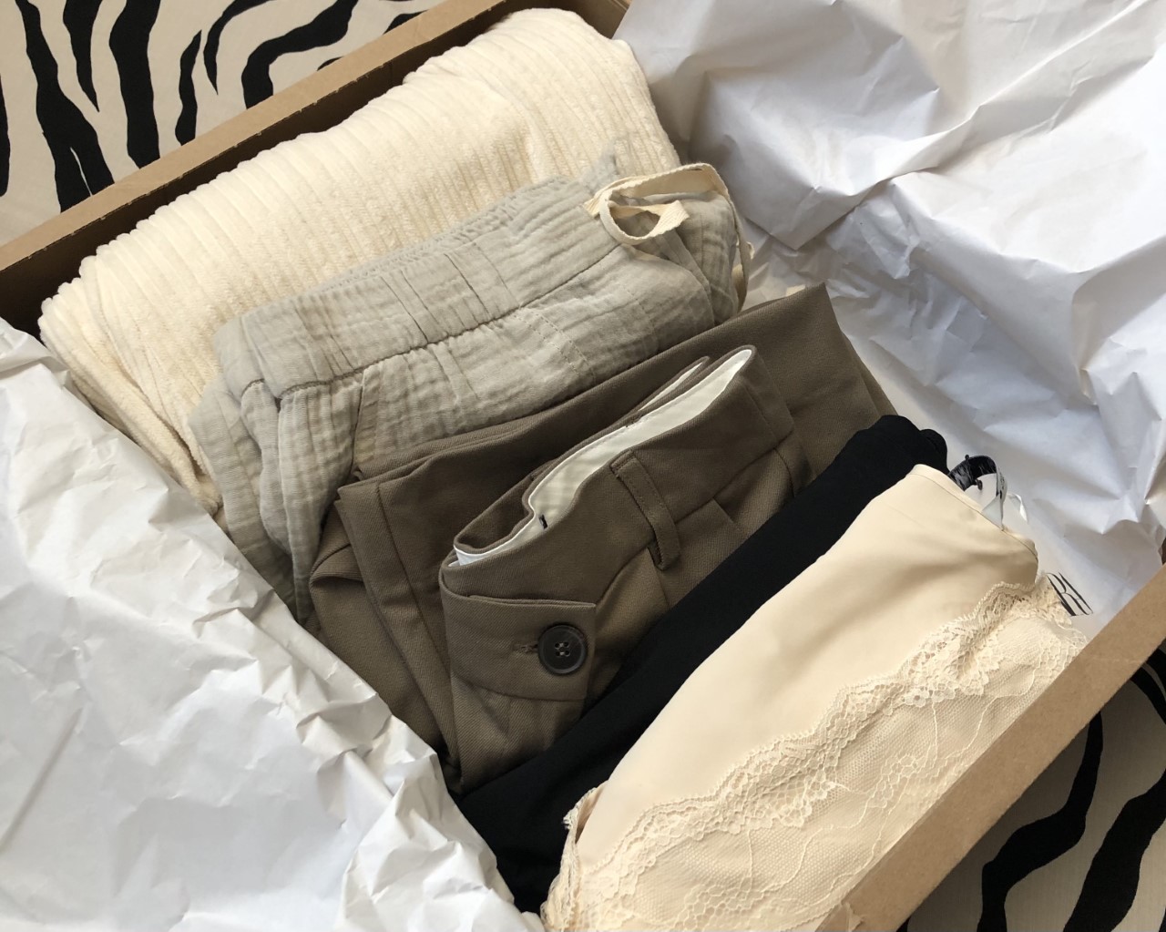 Zara clothing order