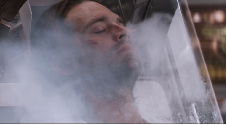 Bucky in cryo from Captain America Civil War