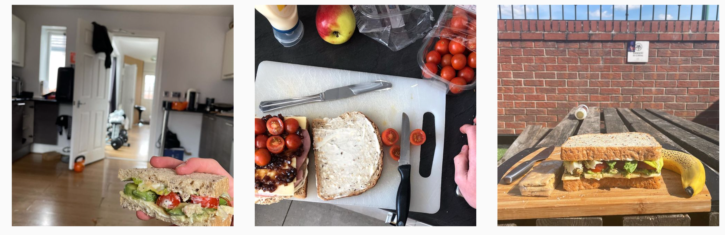sandwiches from pops sarnies