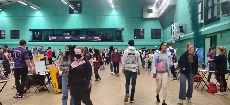 busy freshers fair