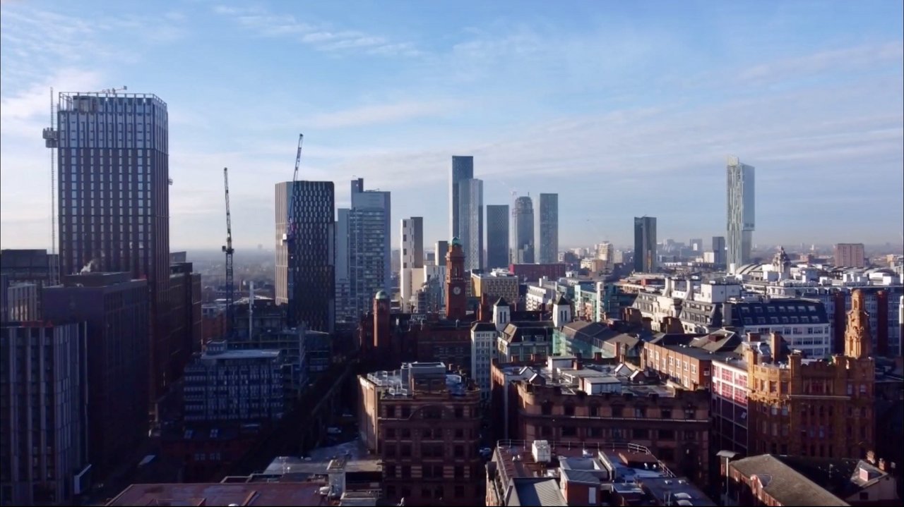skyline of Manchester