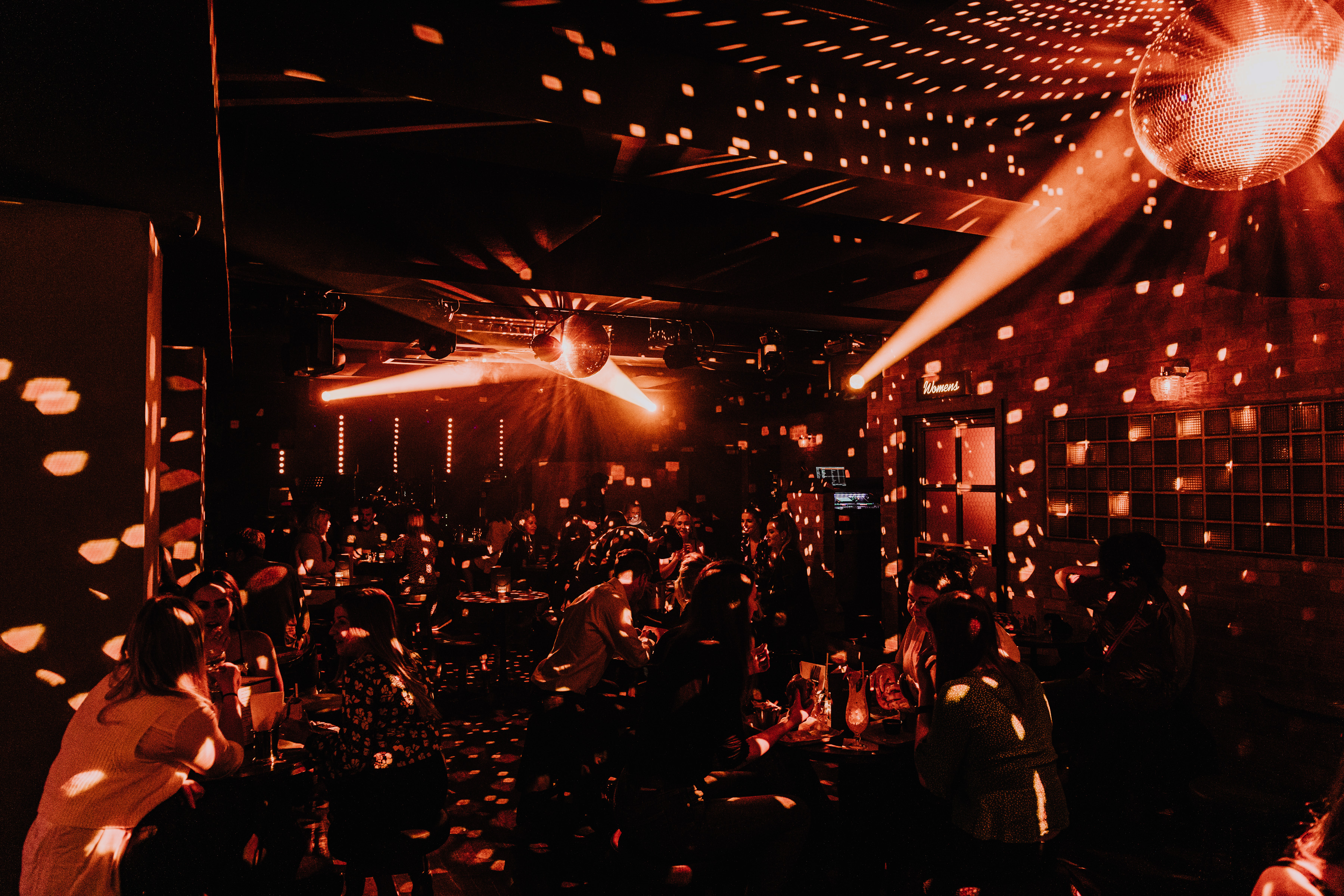 Blues Kitchen club area at night