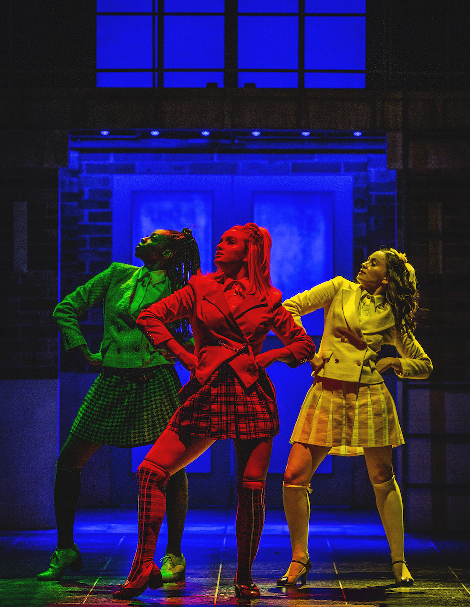 L-R-Merryl-Ansah-Maddison-Firth-Lizzy-Parker-Heathers-UK-Tour-2021-Photos-by-Pamela-Raith-3