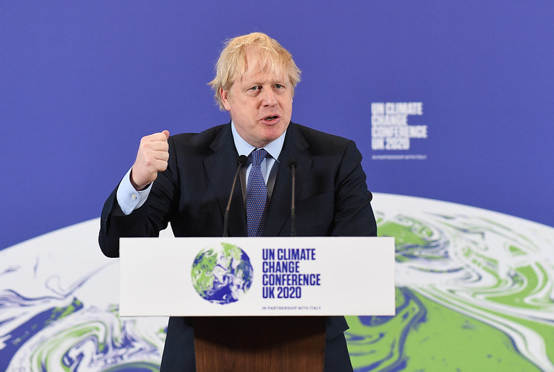 Boris Johnson at COP26