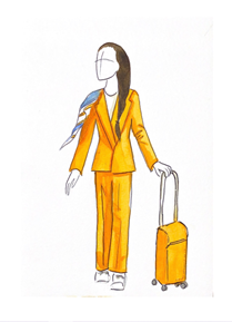 Ukrainian Airline Uniform