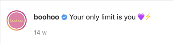 @Boohoo Instagram