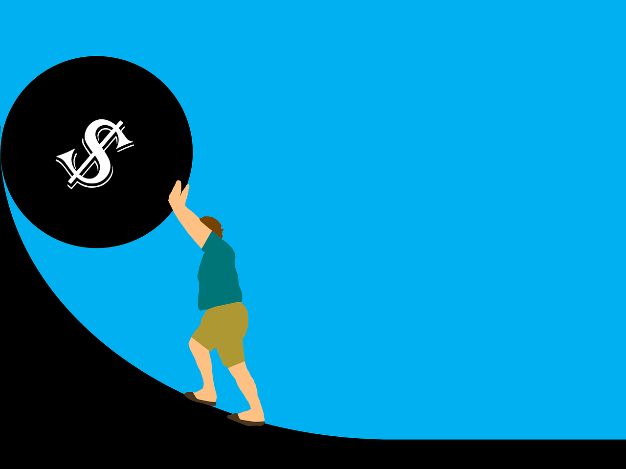 Pushing debt up a hill