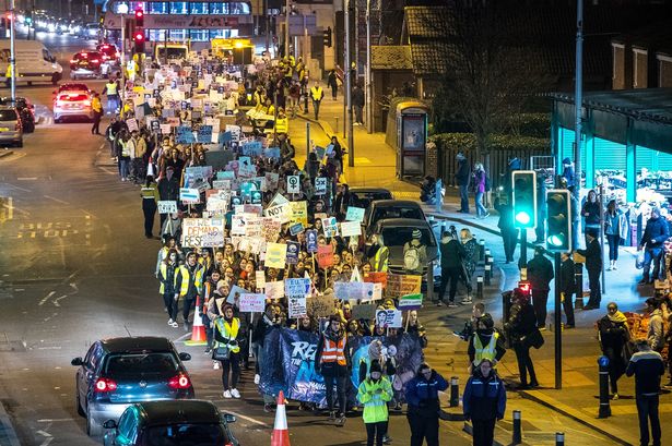 Reclaim the night march Manchester