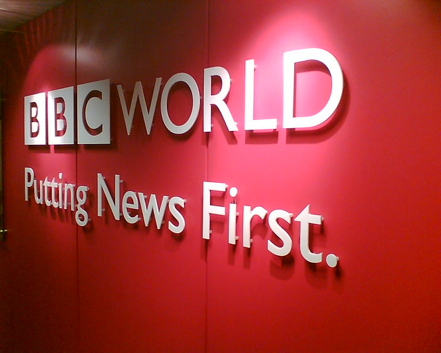 BBC sign