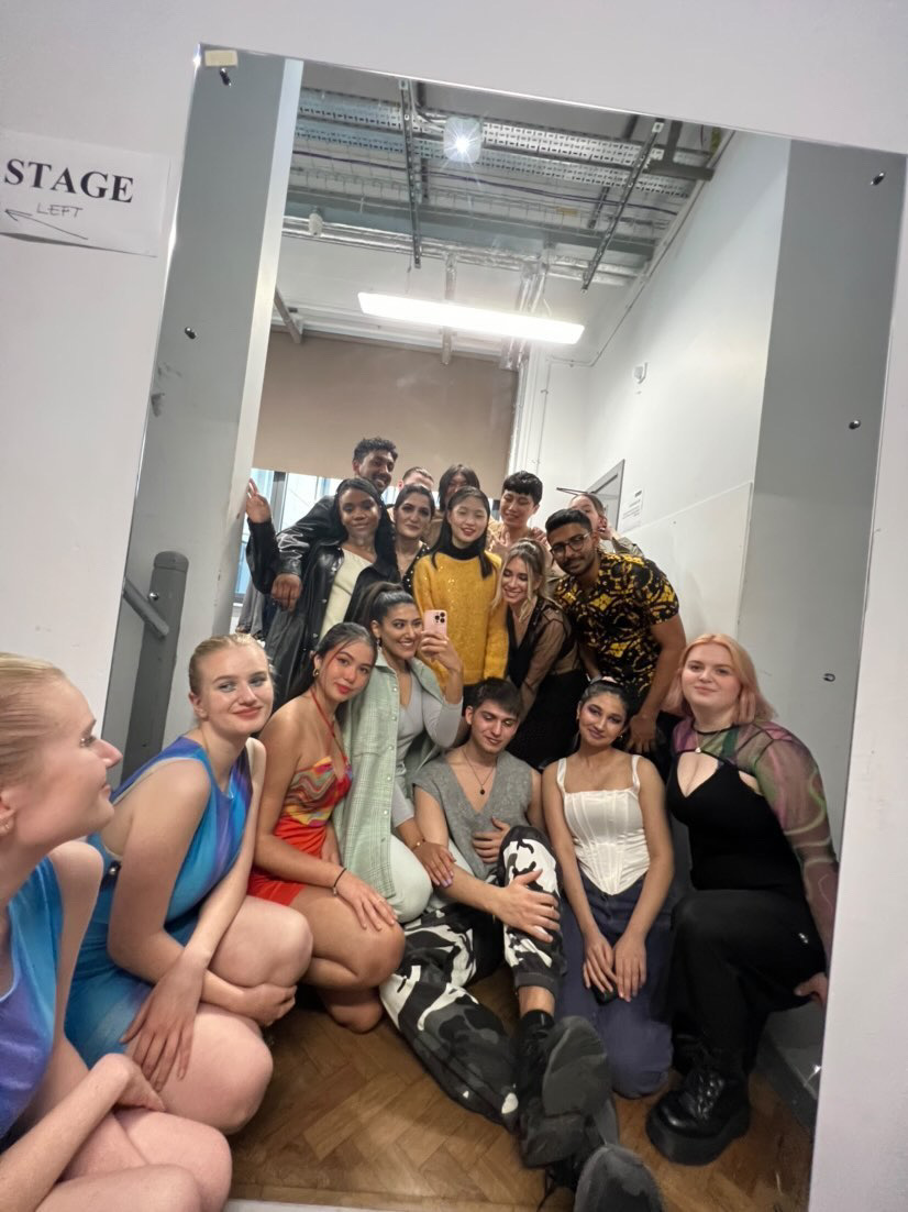 Featuring the cast and models