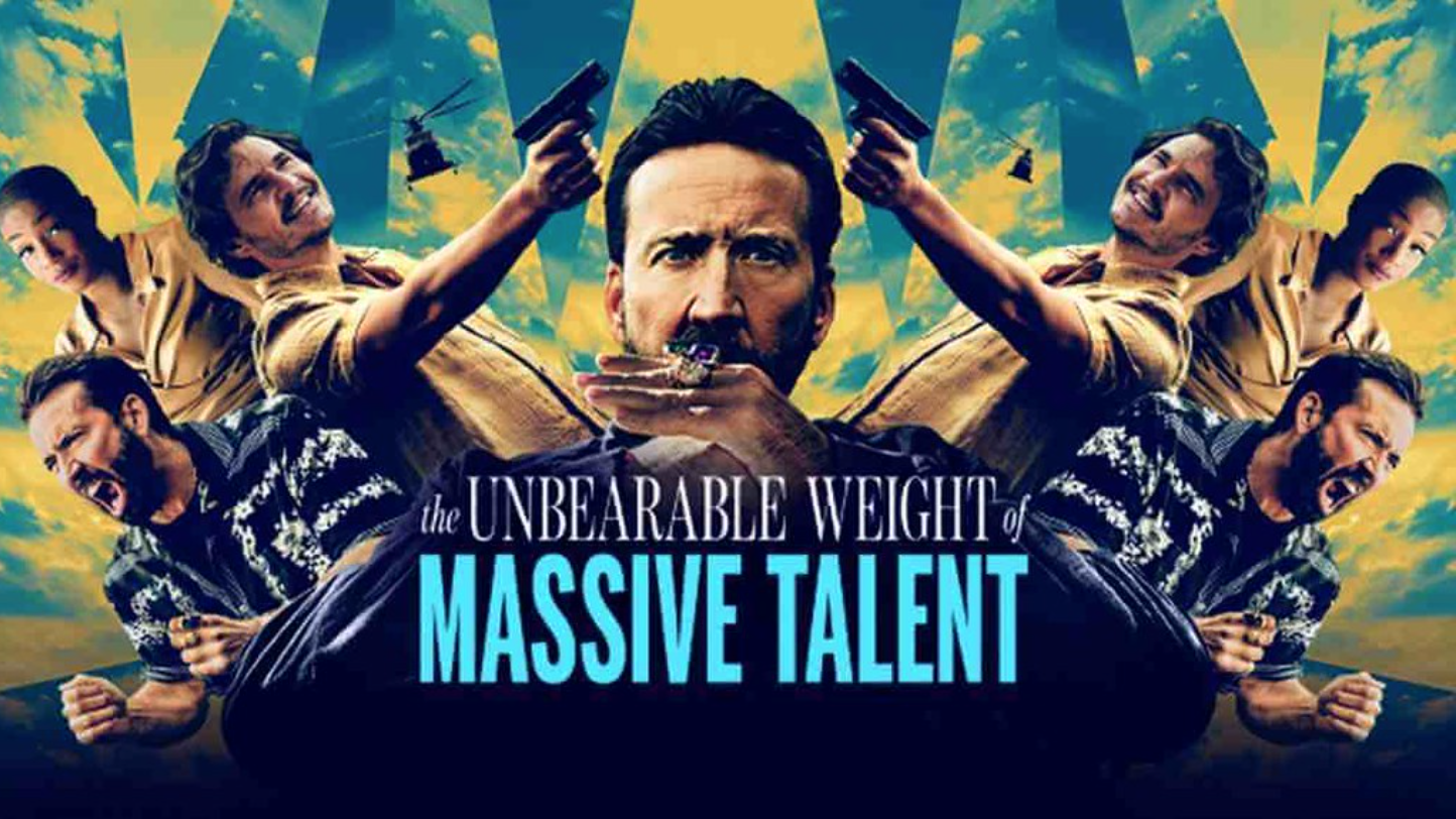 A poster for The Unbearable Weight of Massive Talent