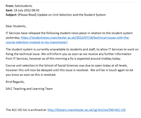 Enrolment Email #3