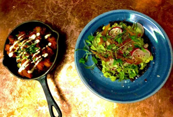 The Buffalo Cauliflower and Smashed Avocado Tostada - Annie Dabb