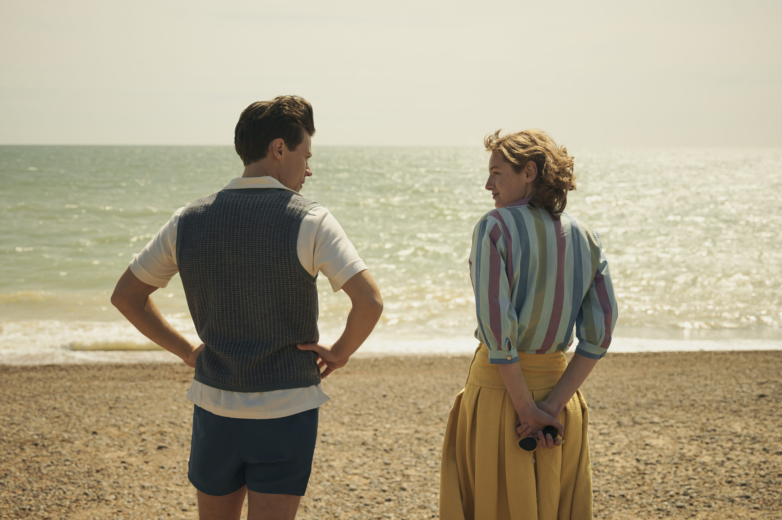photo of man and woman on a sunny beach