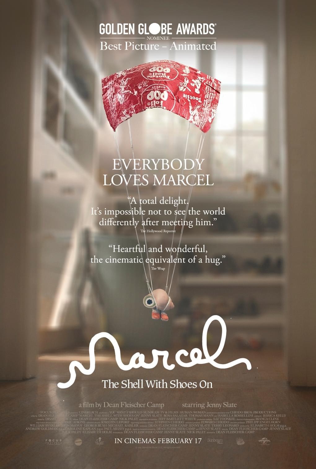 Poster advertising Marcel the Shell