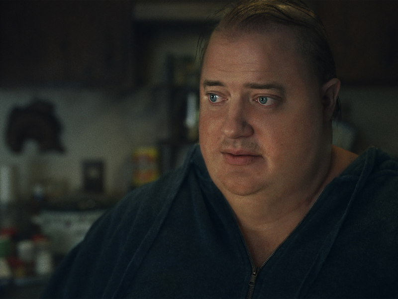 film still of Brendan Frased in the Whale