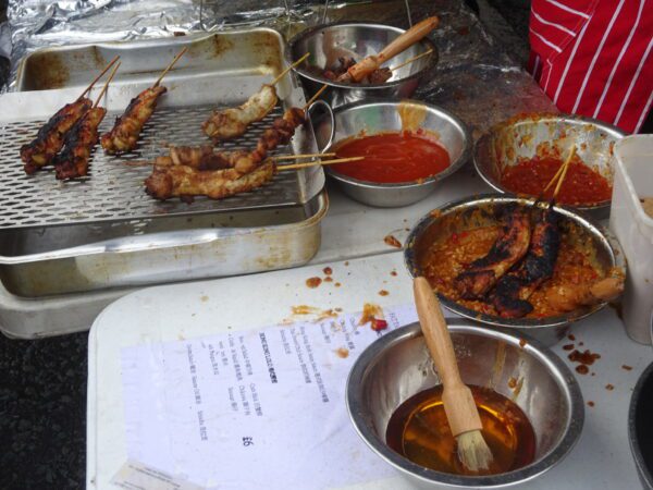 Hong Kong barbecue stand